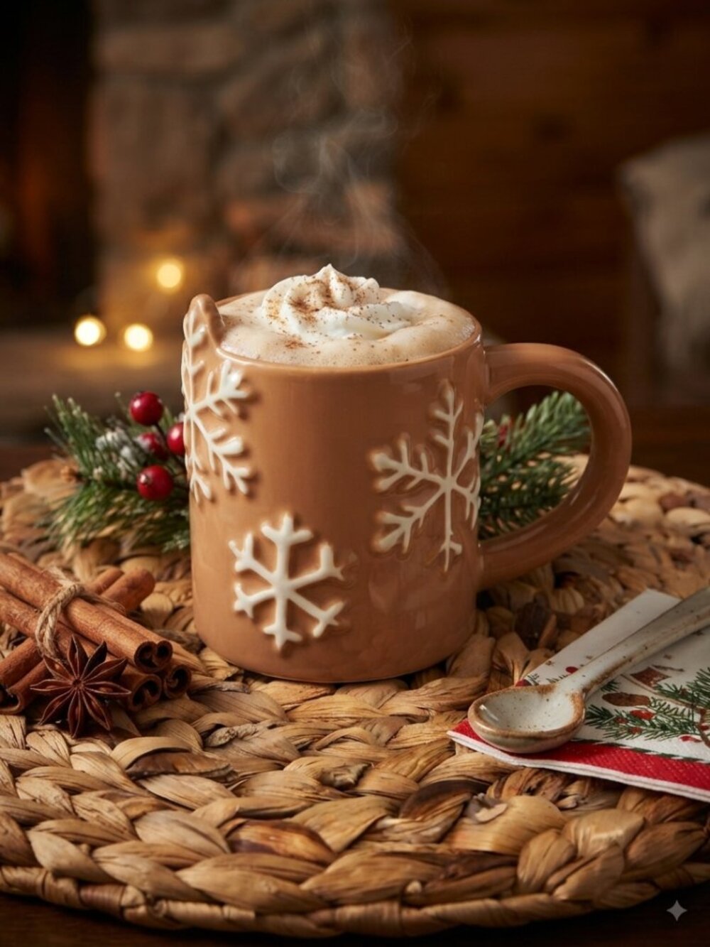 Gingerbread Christmas Mug – Hot Cocoa & Coffee